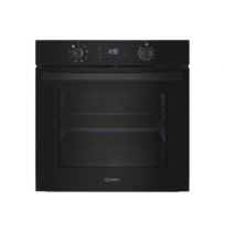 INDESIT Oven | IO K55C B | 71 L | Electric | Catalytic | Electronic | Height 59.5 cm | Width 59.5 cm | Black