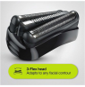 Braun Shaver | 300BT Series 3 | Operating time (max) 30 min | NiMH | Black