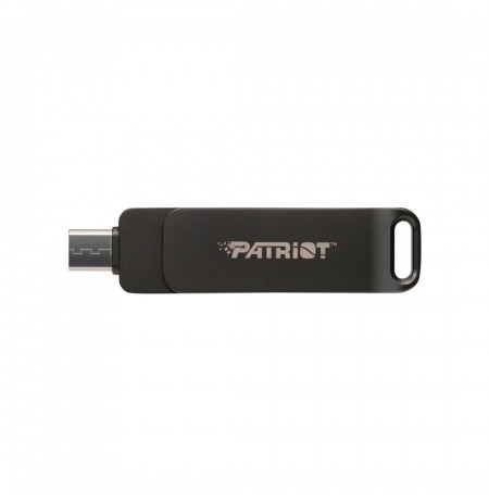 Flashdrive PATRIOT Rage R550 32GB 100 MB/S USB A+C Swivel Design (PE32GR550DSAD) Black
