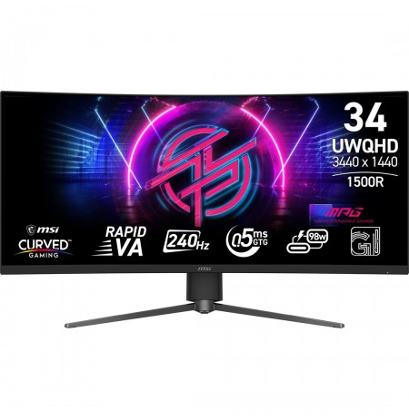 MSI Monitor 34" MPG 346CQRF X24 WQHD 240Hz