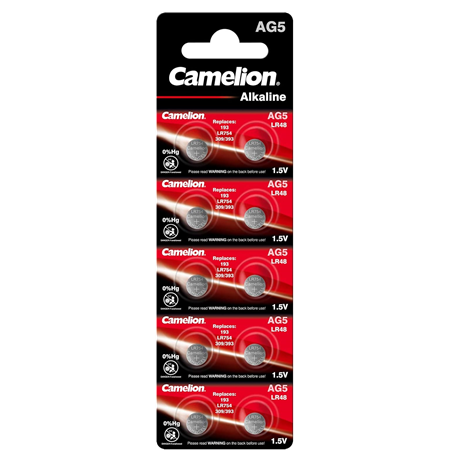 Camelion AG5/LR754/393/193 | Alkaline | 10 pc(s)