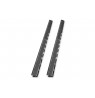 Vertical cable organizer (duct) 42U 1865x93x82mm, black, set of 2 pcs.