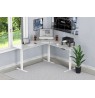 Digitus Electrically height-adjustable table frame, 90° L-shaped, triple motor, 2-step, white