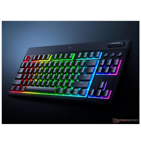 Razer | BlackWidow V4 Low-Profile HyperSpeed | Keyboard | Wireless | US | Bluetooth | Black | Green Switch