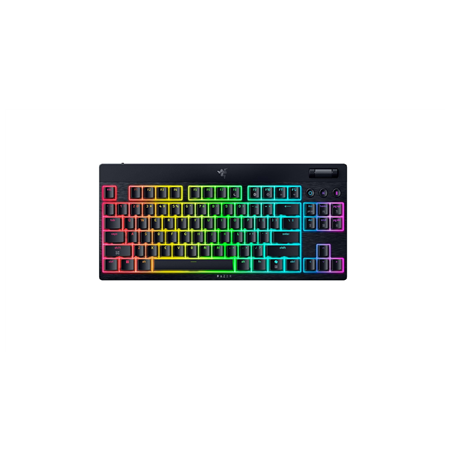 Razer | BlackWidow V4 Low-Profile HyperSpeed | Keyboard | Wireless | US | Bluetooth | Black | Orange Switch