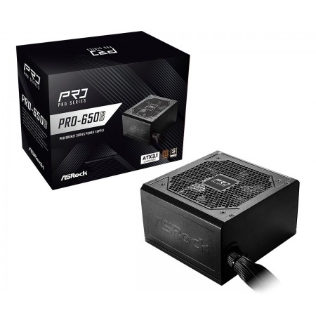 Power supply ASRock PRO-650B 650W 80 PLUS Bronze