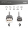 Digitus USB Type-C connection cable, type USB-A - USB-C | AK-300154-010-S