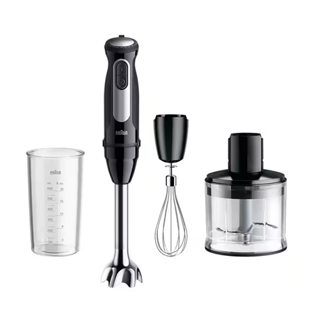 Braun Hand Blender | MQ55236M MultiQuick 5 Pro | Hand Blender | 750 W | Number of speeds 25 | Turbo mode | Black