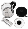 Adler Kettle | AD 1299 | Electric | 2200 W | 1.5 L | Glass | 360° rotational base | Black