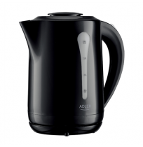 Adler | Kettle | AD 1244 | Electric | 1850 W | 2.5 L | Plastic | 360° rotational base | Black