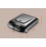Promis STP 25 XXL sandwich maker, 4 toasts, 1400 W, black