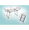 PROMIS SCOPELLO clothes dryer, extendable, black