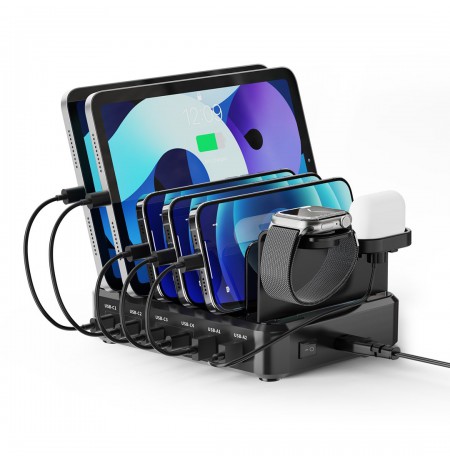 Ewent EW1335 mobile device charger Universal Black AC Fast charging Indoor