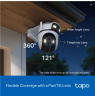 TP-LINK | Dual Lens Security Wi-Fi Camera | Tapo C545D | Dome | 3 MP | 6mm | IP66 | H.264 | MicroSD, up to 512 GB
