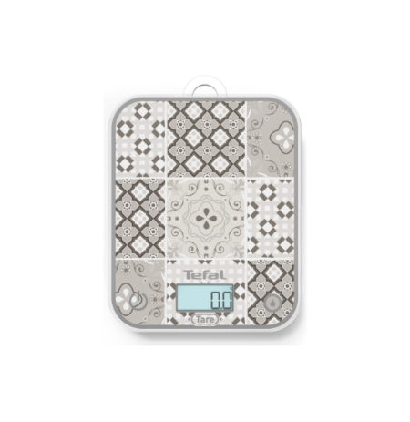 TEFAL Electronic Kitchen Scale | Optiss BC50D6V0 | Graduation 0.5/1 g | Display type LCD | Mozaic Decor
