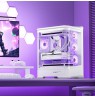 PC Case Jonsbo D400, ATX, Tempered Glass - White