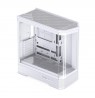 PC Case Jonsbo D400, ATX, Tempered Glass - White