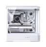 PC Case Jonsbo D400, ATX, Tempered Glass - White