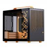 Computer Case JONSPLUS MATX Handle Case Z20 - Black-Orange