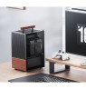 Jonsbo T6 PC Case, Mini-Tower, Mini-ITX, Tempered Glass, Wood, black