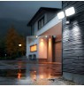 Maclean LED wall lamp, with PIR sensor, 20W, 1500lm, IP65, neutral white 4000K, black, MCE524 B