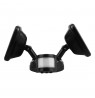 Maclean LED wall lamp, with PIR sensor, 20W, 1500lm, IP65, neutral white 4000K, black, MCE524 B