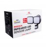 Maclean LED wall lamp, with PIR sensor, 20W, 1500lm, IP65, neutral white 4000K, black, MCE524 B