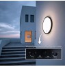Maclean LED lamp with motion sensor, PIR sensor, black, 10W, IP65, 1000lm, neutral color, MCE525 B