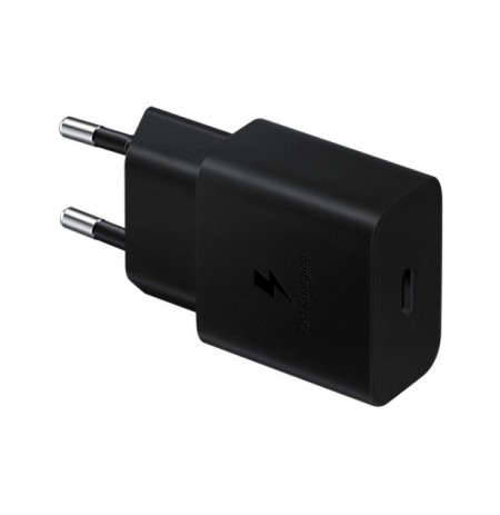 Samsung EP-T1510 15W AC Maitinimo adapteris USB-C + Kabelis USB-C, Juoda