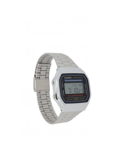 Casio A168WA Watch unisex digital silver