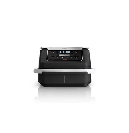 Ninja AF550EU fryer Double 6.6 L Stand-alone 2470 W Hot air fryer Black, Silver