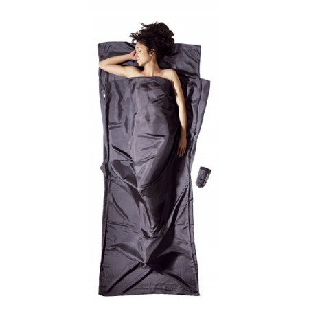 Cocoon TravelSheet Rectangular sleeping bag Silk Grey