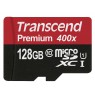SD microSD Card 128GB Transcend SDXC UHS1 w/adapter