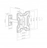 Sbox LCD-421 (23-43"/30kg/200x200)