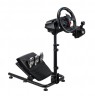 White Shark CONQUEROR-2 Foldable Racing Steering Wheel Stand With Gear Shifter Mount