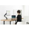 Up Up Premium Single Screen Monitoriaus laikiklis 17-32'', VESA 75x75, 100x100, Matinė juoda