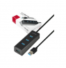 AXAGON USB3.0 Charging hub | HUE-S2BL