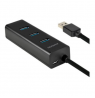 AXAGON HUE-S2BL USB3.0 CHARGING hub