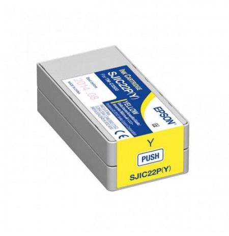 Epson SJIC22P(Y) (C33S020604) Rašalinė kasetė, Geltona