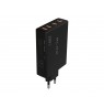 Wall charger USB-Cx4 PD 100W GAN black