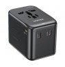 UNITEK P1122ABK01 power plug adapter Universal Black