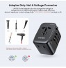 UNITEK P1122ABK01 power plug adapter Universal Black