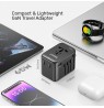 UNITEK P1122ABK01 power plug adapter Universal Black