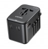 UNITEK P1122ABK01 power plug adapter Universal Black
