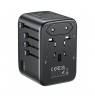 UNITEK P1122ABK01 power plug adapter Universal Black