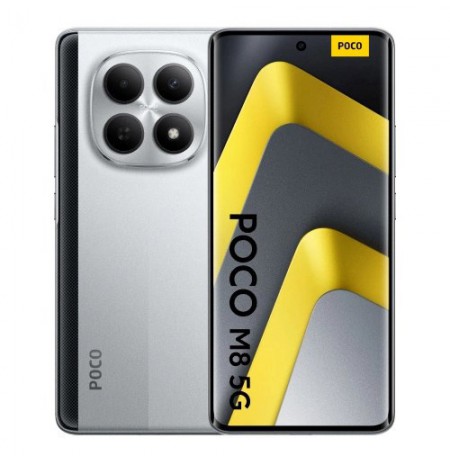 POCO M8 5G 17.2 cm (6.77") Hybrid Dual SIM USB Type-C 8 GB 512 GB 5520 mAh silver