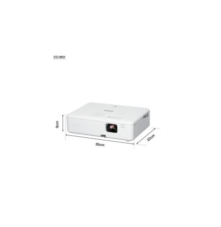 Epson CO-W01 Projektorius 3LCD WXGA (1280x800), 3000 ANSI liumenų, Balta