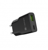Natec Ribera USB Charger Gan Slim USB 1X USB-A + 1X USB-C 20W | NUC-2377