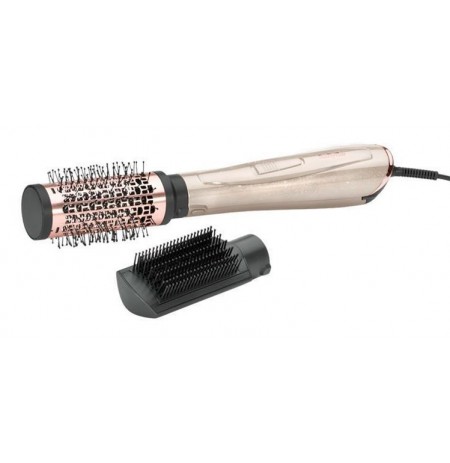 BaByliss AS914PE hair styling tool Straightening brush Warm Black, Rose gold 1000 W 2.5 m