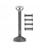 BaByliss Super-X Metal OT996E beard trimmer Battery 5 5 mm Wet & Dry Silver